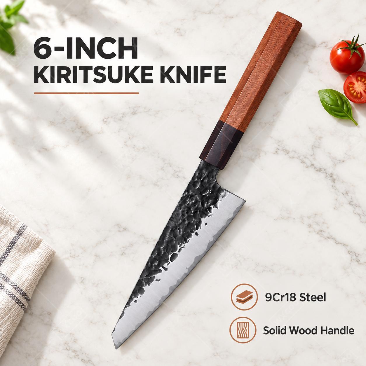 Japanese Knife - سكين كيريتسوكي ياباني من طراز بونكا،