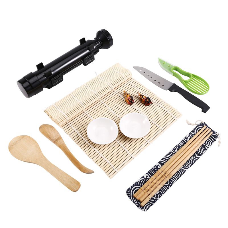 مجموعة أدوات تحضير السوشي A19F - مراجعة Sushi Making Kit وسعره