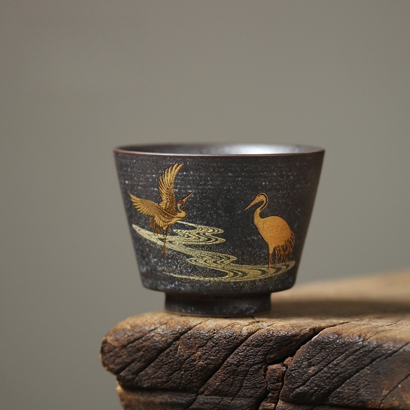 100 مللي كوب شاي ياباني كرين م - مراجعة Japanese Pottery وسعره