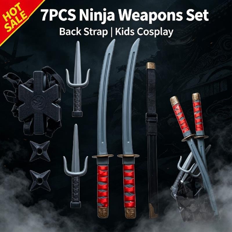 مجموعة نينجا للأطفال لعيد الها - مراجعة Japanese Knife وسعره