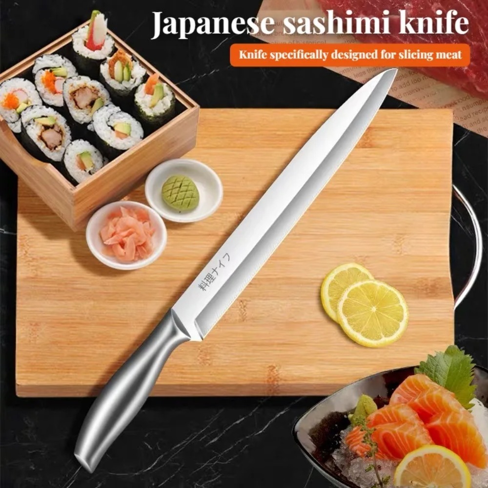 سكين ساشيمي السلمون الياباني ا - مراجعة Japanese Knife وسعره